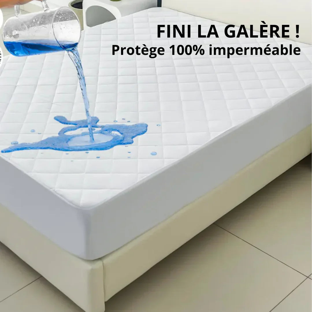 🛡️ Protégez votre sommeil et votre literie avec notre couvre-matelas imperméable haut de gamme