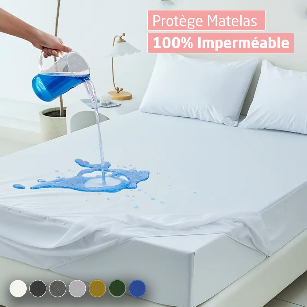 🛡️ Protégez votre sommeil et votre literie avec notre couvre-matelas imperméable haut de gamme